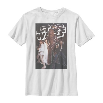 Boy's Star Wars Classic Movie Poster Scene T-Shirt