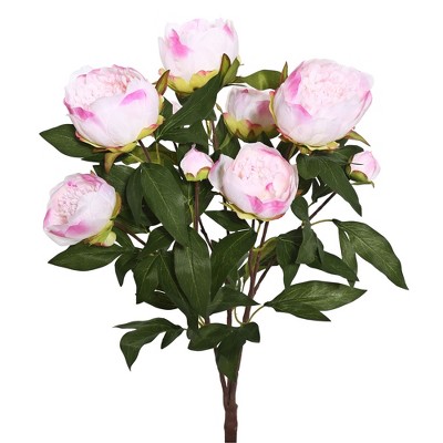 Vickerman 23" Artificial Peony Bush
