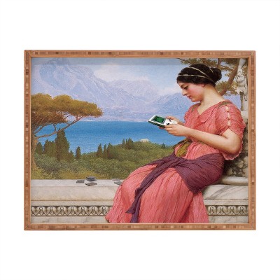 Jonas Loose The Game Of Love Rectangular Bamboo Tray - Deny Designs