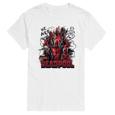 Men's - Marvel - We Are Deadpool Doodles Short Sleeve Graphic T-Shirt