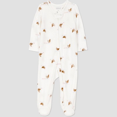 Carter's Just One You® Baby Girls' Chicken Comfy Soft Sleep N' Play - Ivory