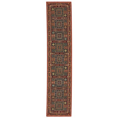 Captiv8e Designs Langdon Global Inspired Red Wool Rug