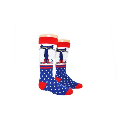 Pete the Cat Kids Pete Dot Knee High Socks