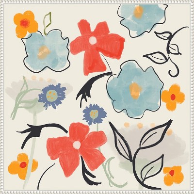 Amanti Art Flower Print by Robin Maria Framed Canvas Wall Art