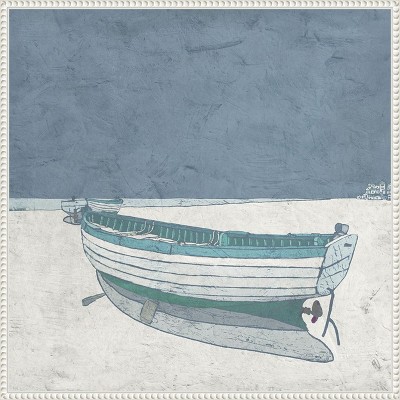 Amanti Art Docked Ashore I by Ynon Mabat Framed Canvas Wall Art