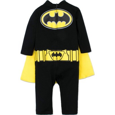 WARNER BROS Zip Up Cosplay Costume Coverall and Cape