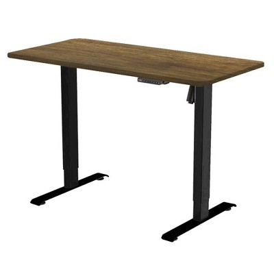 Uncaged Ergonomics Rise Up Essential Electric Standing Desk Adjustable Frame 23.7x47.2 Top Compact Sit Stand Desk