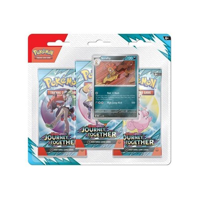 Pokémon Trading Card Game: Scarlet & Violet— Journey Together Three Booster Blister Scrafty