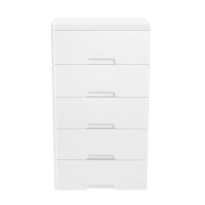 YIYIBYUS Plastic Drawers Dresser, Storage Cabinet Tall Dresser Organizer