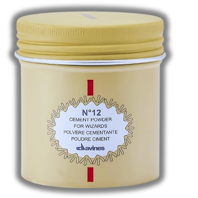 Davines No. 12 Cement Powder (0.53 oz) - Strengthens Waxes & Pastes for Tailor-Made Styling Hold