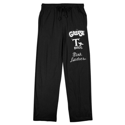 Grease T-Birds Logo Men's Black Sleep Pajama Pants
