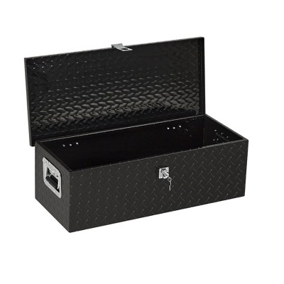 Heavy Duty Aluminum Tool Box Pick Up Truck Bed RV Trailer Toolbox Waterproof Square Storage