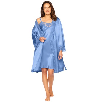 Amoureuse The Luxe Satin Short Peignoir Set