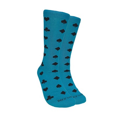 Playing Card Suit Socks from the Sock Panda (Men's Sizes, Adult Large)