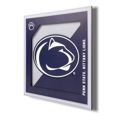NCAA Penn State Nittany Lions 3D Logo Series Wall Art - 12"x12"