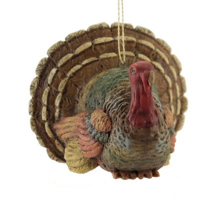 Bethany Lowe 3.75 In Resting Turkey Ornament Thanksgiving Tree Ornament , Thanksgiving Decor Gobble Thanksgiving (1PC)