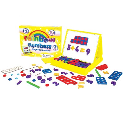 Junior Learning Rainbow Numbers Magnetic Numbers, 155 Pieces