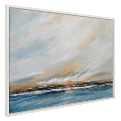 Sylvie Sunday Morning Framed Canvas by Mary Sparrow - Kate & Laurel All Things Decor