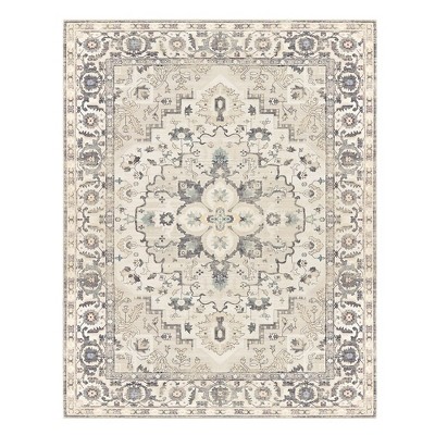 SONGMICS HOME Area Rug, Non-Slip Carpet, Traditional Vintage Style, Machine Washable