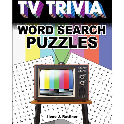 TV Trivia Word Search Puzzles - (Dover Brain Games & Puzzles) by  Ilene J Rattiner (Paperback)