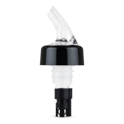 True Ace Measured Liquor Pour Spout, 1/2 Ounce Pourer, Fits Standard Liquor Bottles, At Home Bar Accessories, Plastic, Set of 1