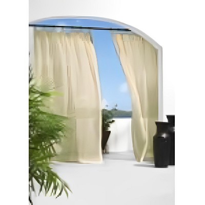 Commonwealth Outdoor Décor Escape Hook and Loop Sheer Tab Panel