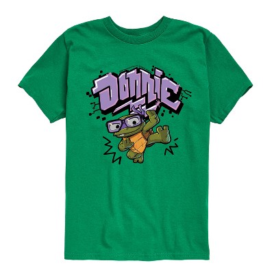 Boys' - Teenage Mutant Ninja Turtles Mutant Mayhem - Baby Donnie Graphic Short Sleeve Graphic T-Shirt