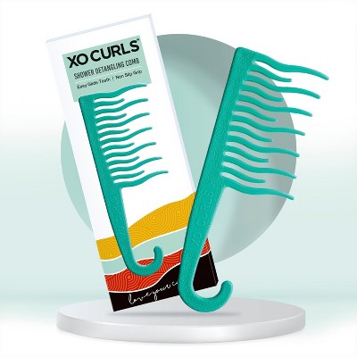 Shower Detangling Comb - Green Green Standard