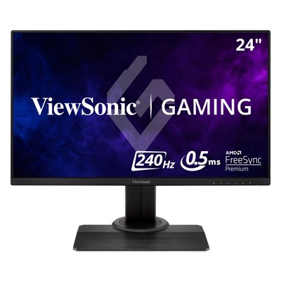 ViewSonic XG2431 24 Inch 1080p Gaming Monitor with 240Hz, 0.5ms, FreeSync Premium, NVIDIA G-Sync Compatible, Advanced Ergonomics, Eye Care, HDR400