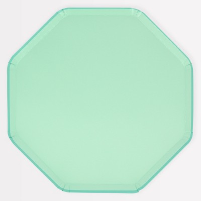 Meri Meri Sea Foam Green Dinner Plates (Pack of 8)