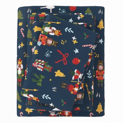 100% Cotton Lodge Printed Flannel Sheet Set - Great Bay Home