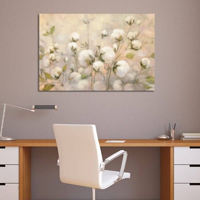 iCanvas Cotton Field by Julia Purinton Canvas Print Wall Art