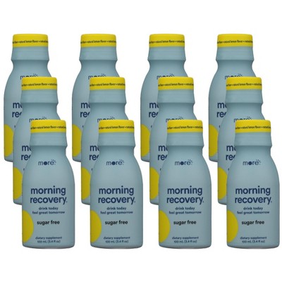 More Labs Morning Recovery Liquid Shot Sugar Free - Case of 12/3.4 fz