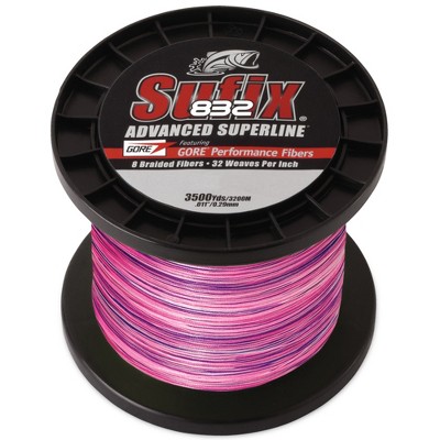 Sufix 832 Advanced Superline Braid Coastal Camo Fishing Line - 3500 Yds