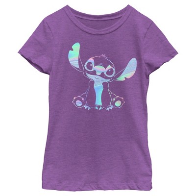 Girl's Lilo & Stitch Colorful Stitch T-Shirt