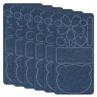 Unique Bargains Durable Waterproof Self-Adhesive Lightweight Repair Patches 6 Pcs