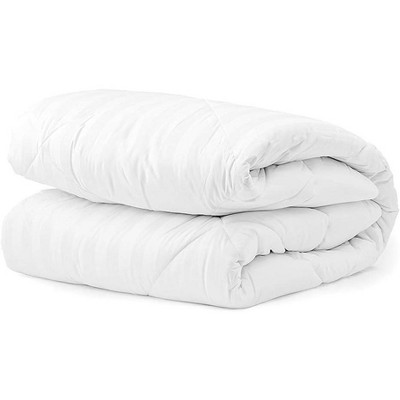 Circles Home Goose Down Alternative Comforter 100% Cotton Cover 300-TC  (White - Full Size)