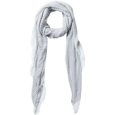 Design Imports Tiny Stripe Insect Shield Scarf - Gray