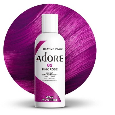 Creative Image Adore Semi-Permanent Hair Color - 82 PINK ROSE - Haircolor Dye