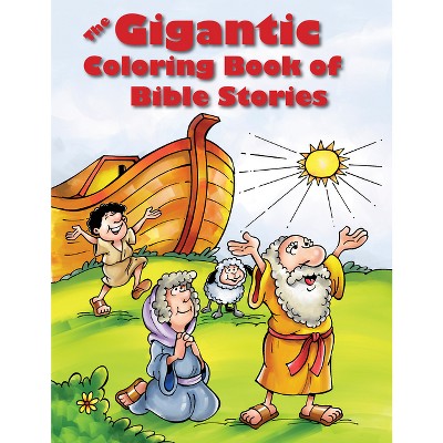 The Gigantic Coloring Book of Bible Stories - (Paperback)