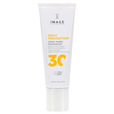IMAGE Skincare DAILY PREVENTION Sheer Matte Moisturizer Broad Spectrum SPF 30 Sunscreen 2.6 oz