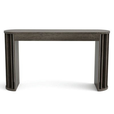 Resenkos Entryway Table, Console Sofa Table,59" Console Table, Modern Accent Table Sofa Table Brown