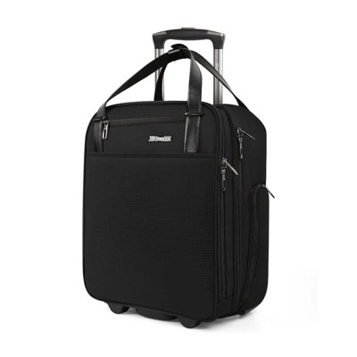 NEW YORK XPRESS XJ-5011 Underseat Soft Carry On Luggage, Rolling Wheels, Lightweight Travel Bag, 16"