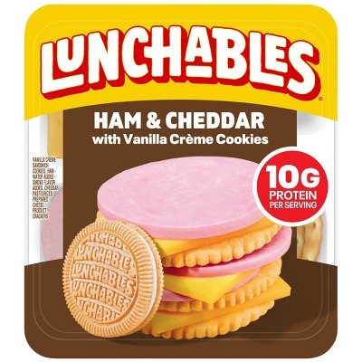 Lunchables Ham & Cheddar Cheese Cracker Stackers - 3.5oz
