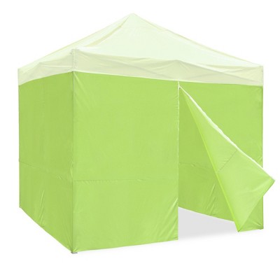 InstaHibit Set of 4 Sidewall UV30+ Fits 10x10ft Canopy Tent Zipper Outdoor Party Green