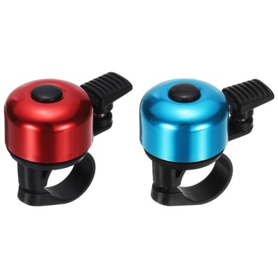 Unique Bargains Aluminum Loud Crisp Clear Sound Mini Bicycle Bells 2 Pcs