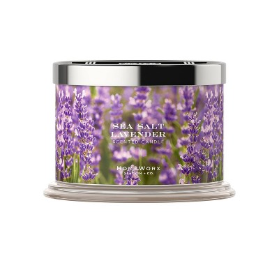 HomeWorx Sea Salt Lavender 14oz Candle