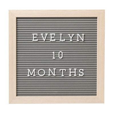 Pearhead Letterboard Set - Natural Wood