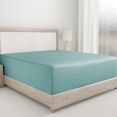 Deep Pocket Fitted Sheet Only - 400 Thread Count, 100% Cotton Sateen Bed Sheets by California Design Den