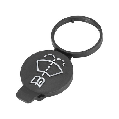 Unique Bargains 13227300 Windshield Wiper Washer Fluid Reservoir Tank Bottle Cap for Chevrolet for GMC for Cadillac for Buick Black